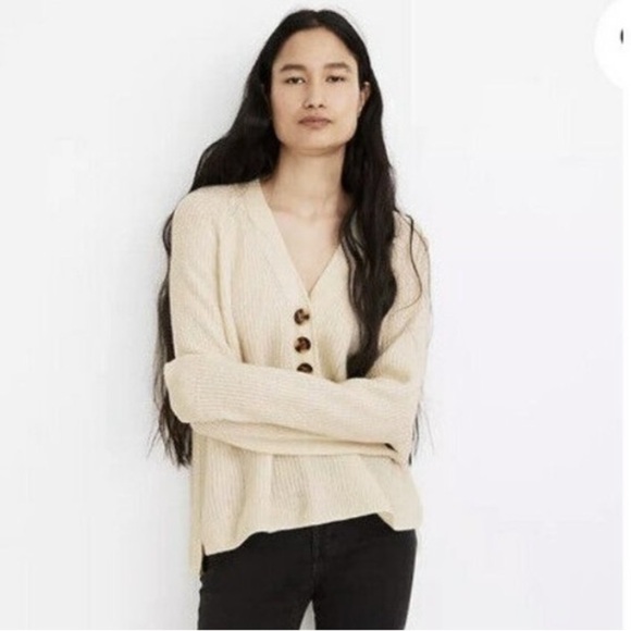 MADEWELL LYLE RIBBED LYLE HENLEY
SWEATER MA741 - Picture 1 of 8